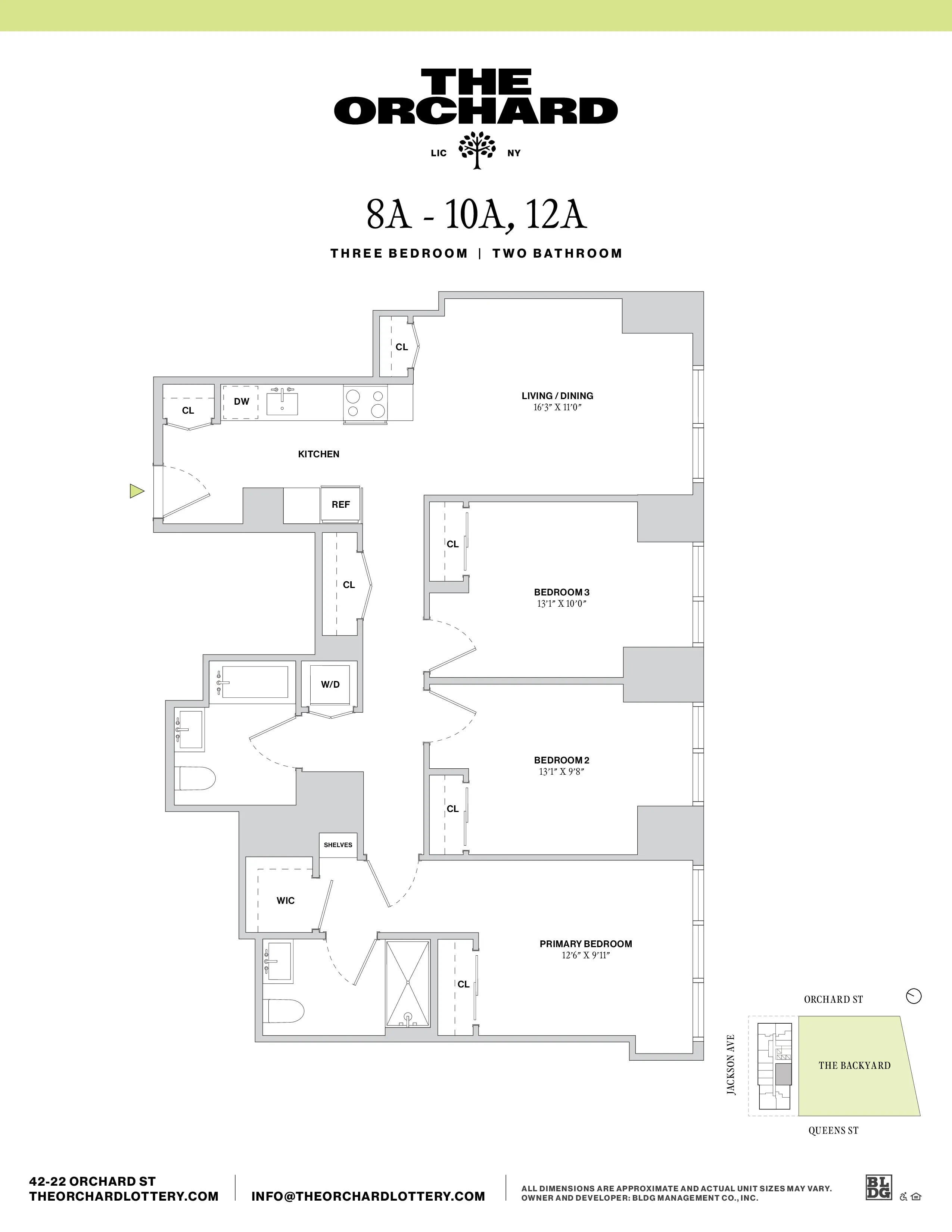 The Orchard Floor Plan